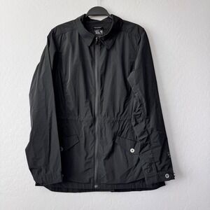 Mountain Hardwear Lightweight Full Zip Jacket Windbreaker Black Large‎
